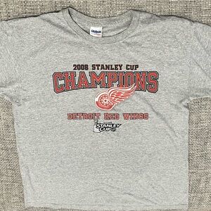 Vintage 2008 Detroit Red Wings Stanley Cup Shirt